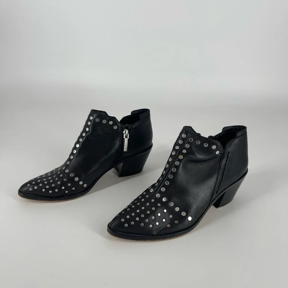 1 State Black Ankle Booties (SB10)